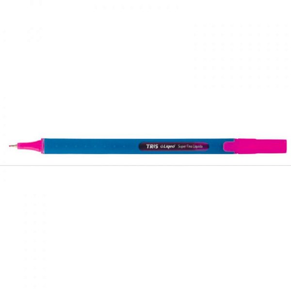 Caneta Super Fina Liqeo Neon Rosa - Tris