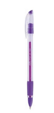 Caneta Gel C/tampa Effect Neon Lilas - Tris