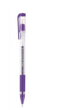 Caneta Gel C/tampa Effect Glitter Roxa - Tris