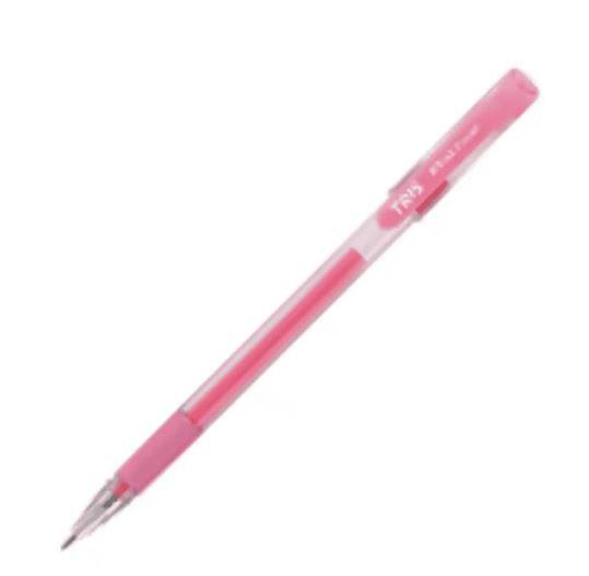 Caneta Gel C/tampa Effect Pastel Rosa - Tris