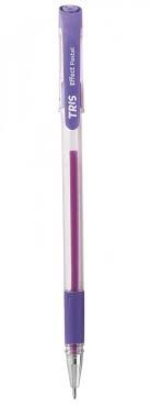 Caneta Gel C/tampa Effect Pastel Roxa - Tris