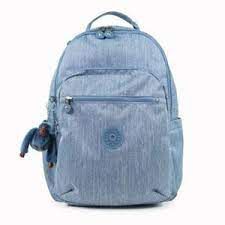 Mochila Costas Seoul Denim Blue - Kipling