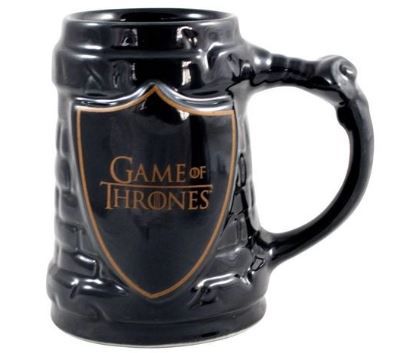 Caneca 500ml Formato 3d Got Stark Escudo- Zona