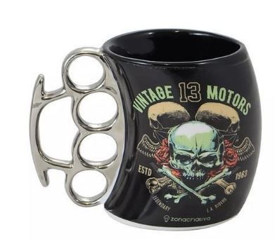 Caneca 350ml Soco Ingles Vintage Motors - Zona