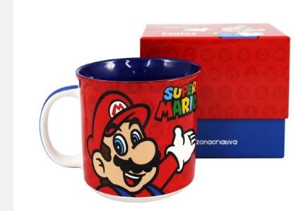 Caneca 350ml Tom Super Mario - Zona