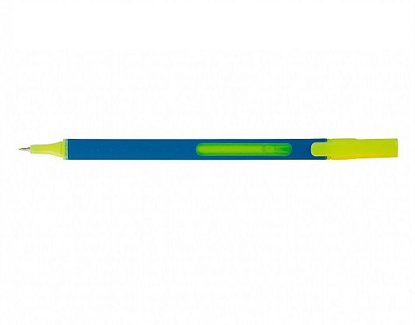 Caneta Super Fina Liqeo Neon Amarela - Tris