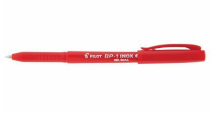 Caneta Esferografica 0,7mm Inox Vermelho - Pilot