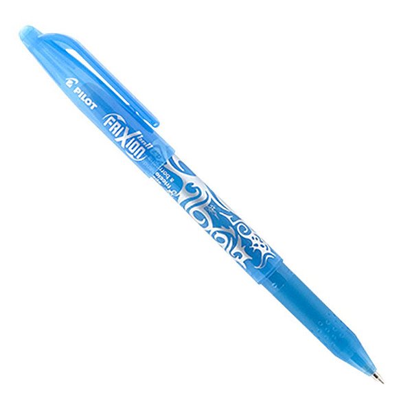 Caneta Esf 0,7mm Frixion Ball Azul Claro - Pilot