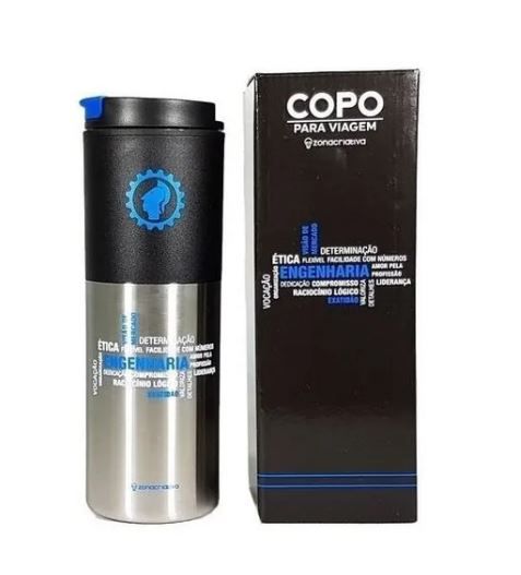 Copo Viagem 500ml Smart Profissoes Engenhari- Zona