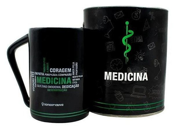 Caneca 300ml Profissoes Medicina - Zona