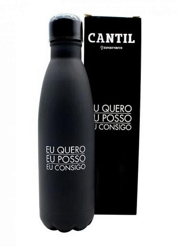 Cantil 500ml Swell Emborrachado Eu Consigo - Zona