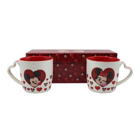 Kit C/2 Caneca 300ml Mickey E Minnie- Zona
