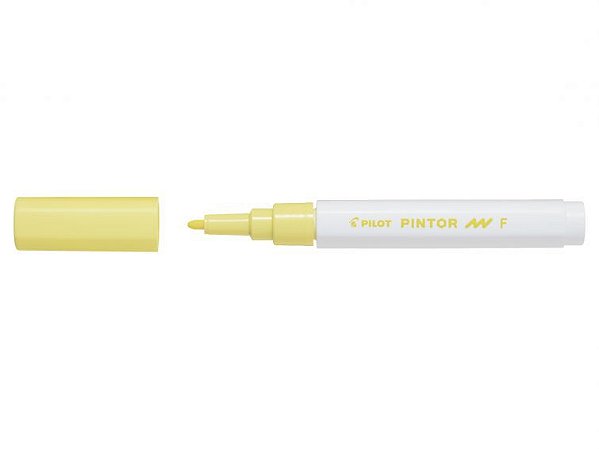 Marcador Fine 1,0mm Pintor Amarelo Pastel - Pilot