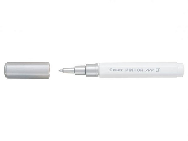 Marcador E Fine 0,7mm Pintor Prata - Pilot