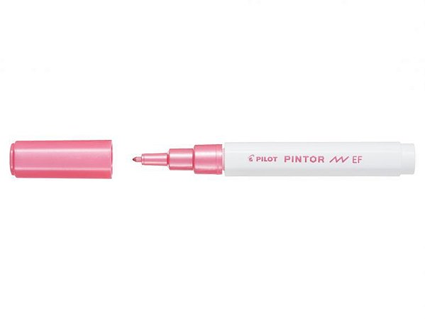 Marcador E Fine 0,7mm Pintor Rosa Metalico - Pilot