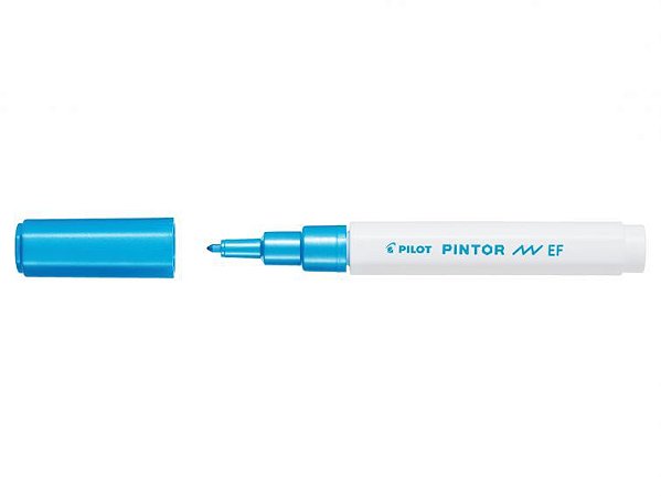 Marcador E Fine 0,7mm Pintor Azul Metalico - Pilot