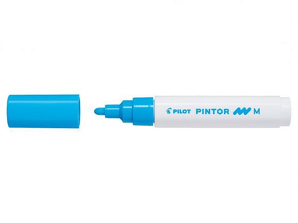 Marcador Medio 1,4mm Pintor Azul Claro - Pilot