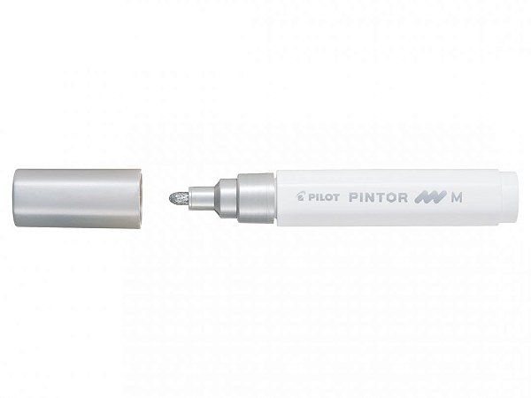 Marcador Medio 1,4mm Pintor Prata - Pilot