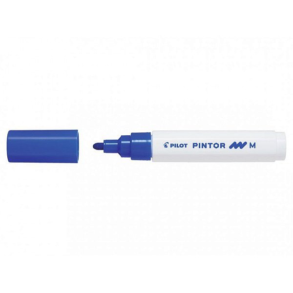 Marcador Medio 1,4mm Pintor Azul - Pilot