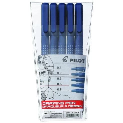 Marcador Drawing Pen Swn-dr C/5 Und - Pilot