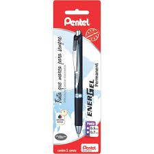 Caneta Energel 0,7mm Permanent Azul - Pentel