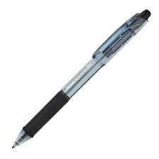 Caneta Esf Retratil 1,0mm Medio Preta - Pentel