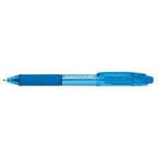 Caneta Esf Retratil 1,0mm Medio Azul Clar - Pentel