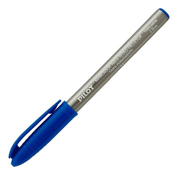 Marcador Permanente 2,0mm Retroprojetor Az - Pilot
