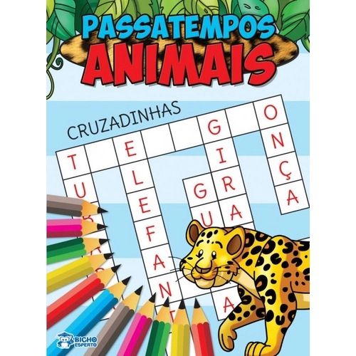 Passatempo Cruzadinhas Animais - Bicho Esperto