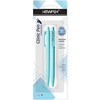 Caneta C/2 Clister Clinic Pen Azul - Newpen