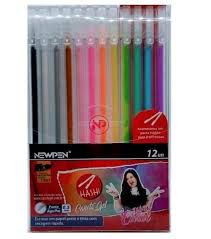 Estojo C/12 Caneta Gel 0,5mm Hashi Sortida -newpen