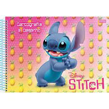 Caderno Esp Cartografia Cd 60f Stitch - Sd