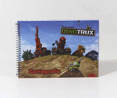 Caderno Esp Cartografia Cd 60f Dinotrux - Sd