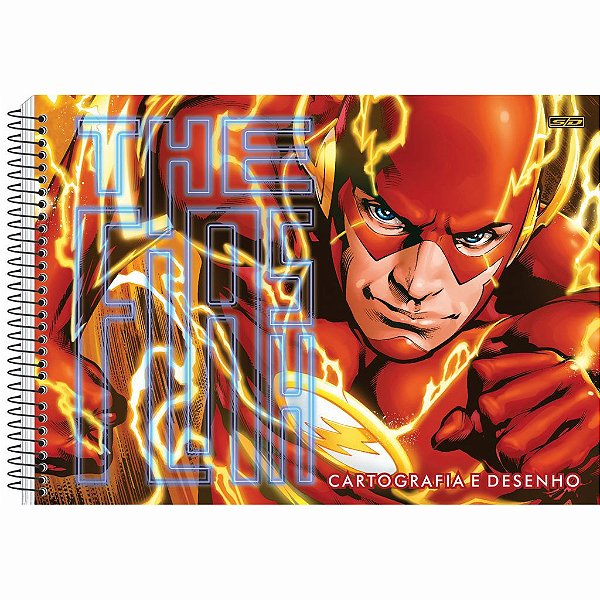 Caderno Esp Cartografia Cd 60f The Flash - Sd