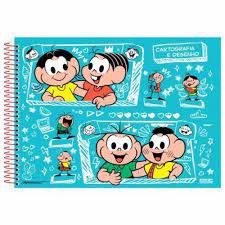 Caderno Esp Cartografia Cd 60f Monica Classic - Sd