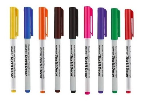 Marcador Textil Cores Sortidas - Newpen
