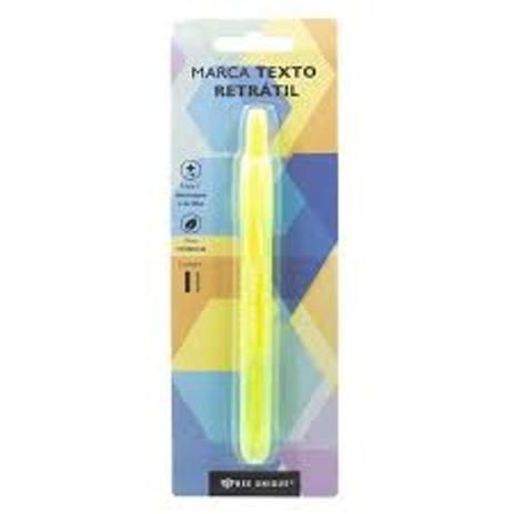 Blister Marca Texto Retratil Amarelo - Bee