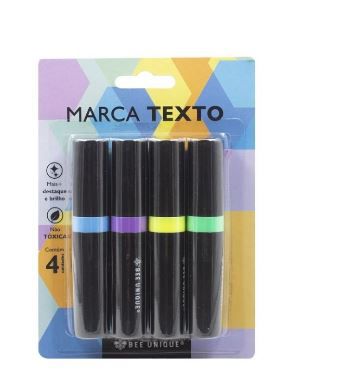 Blister Marca Texto 4 Cores - Bee