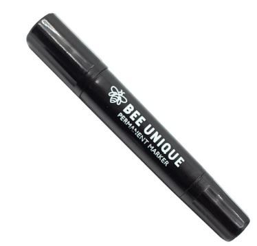 Marcador Permanente Ponta Dupla Preto - Bee