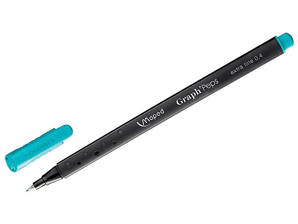 Caneta Fineliner Graph Peps Azul Lagoa - Maped