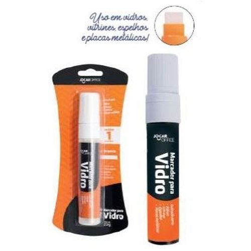 Marcador P/vidro 20g Branco Blister - Jocar