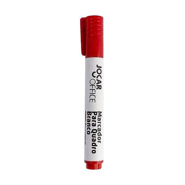 Marcador P/quadro Bco Recarregavel Vermelho -jocar