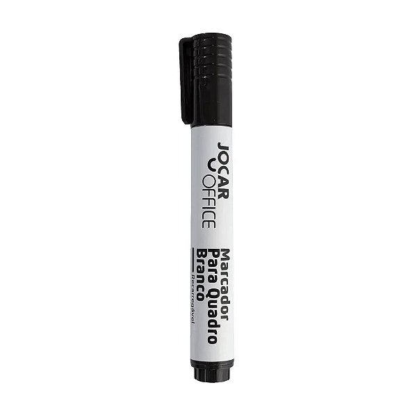 Marcador P/quadro Bco Recarregavel Preto - Jocar