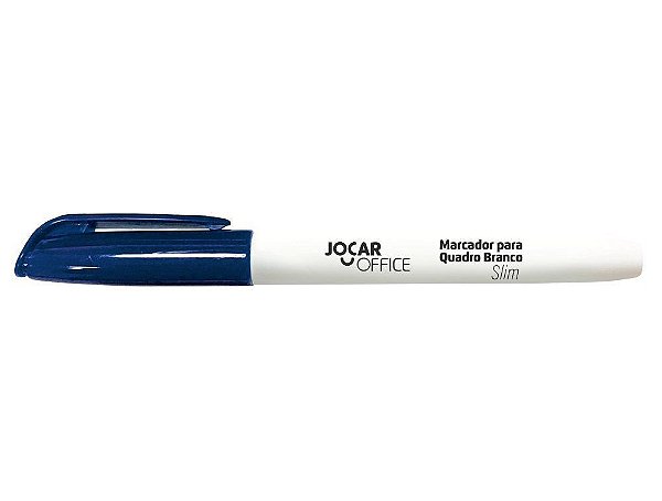 Marcador P/quadro Bco Slim Azul - Jocar Office