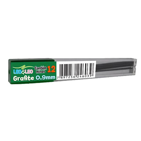 Ponta Grafite 0.9 Hb 60mm 12pcs - Leo E Leo