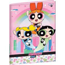 Caderno Broc Cd 1m 96f Power Puff Girls - Jandaia