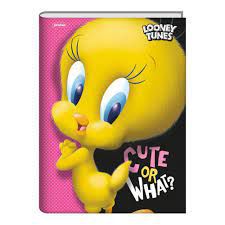 Caderno Broc Cd 1m 96f Looney Tunes - Jandaia