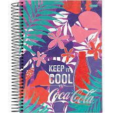 Caderno Esp Univ Cd 10m 160f Coca Girl - Jandaia