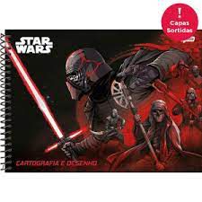 Caderno Esp Cartografia Cd 96f Star Wars - Jandaia