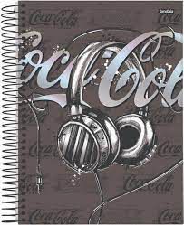 Caderno Esp Univ Cd 15m 300f Coca Cola - Jandaia